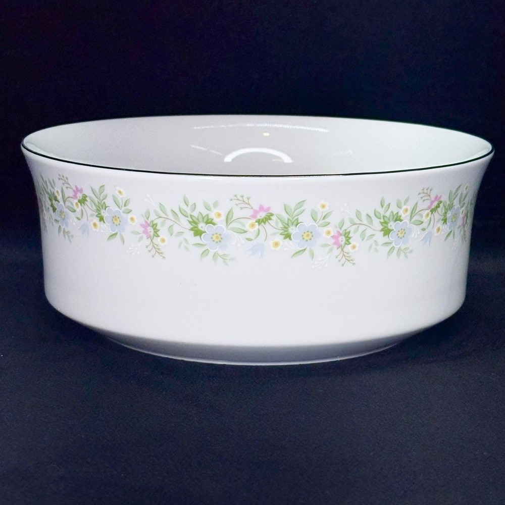 Johann Haviland Bavarian China Forever Spring Serving Bowl 7 3/8" Germany Vtg